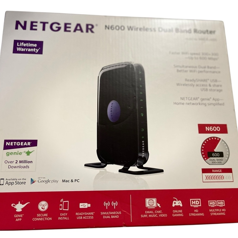 Netgear N600 Wireless Dual Band Gigabit Router